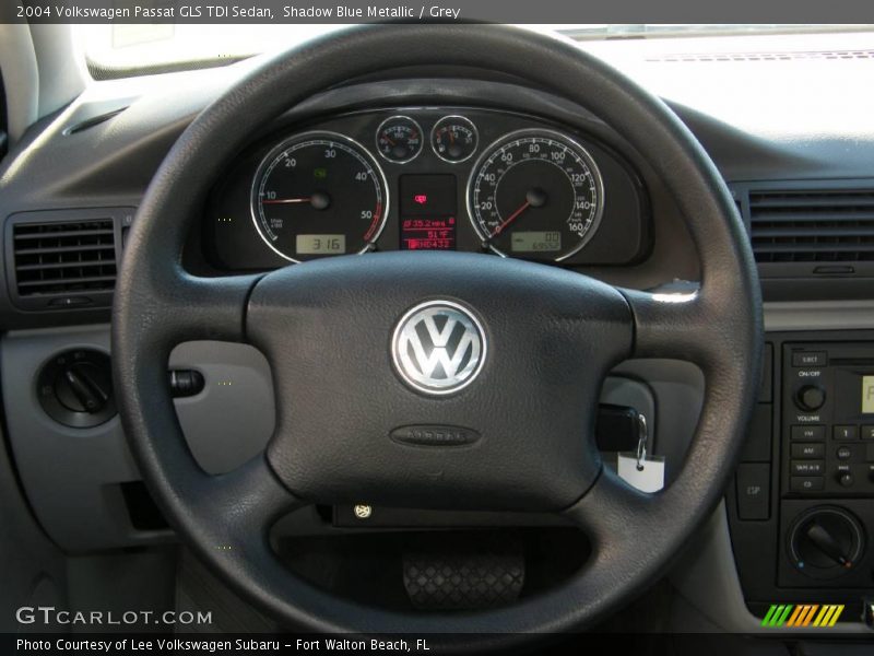 Shadow Blue Metallic / Grey 2004 Volkswagen Passat GLS TDI Sedan