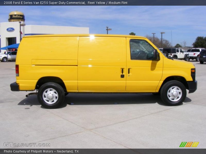 Fleet Yellow / Medium Flint 2008 Ford E Series Van E250 Super Duty Commericial
