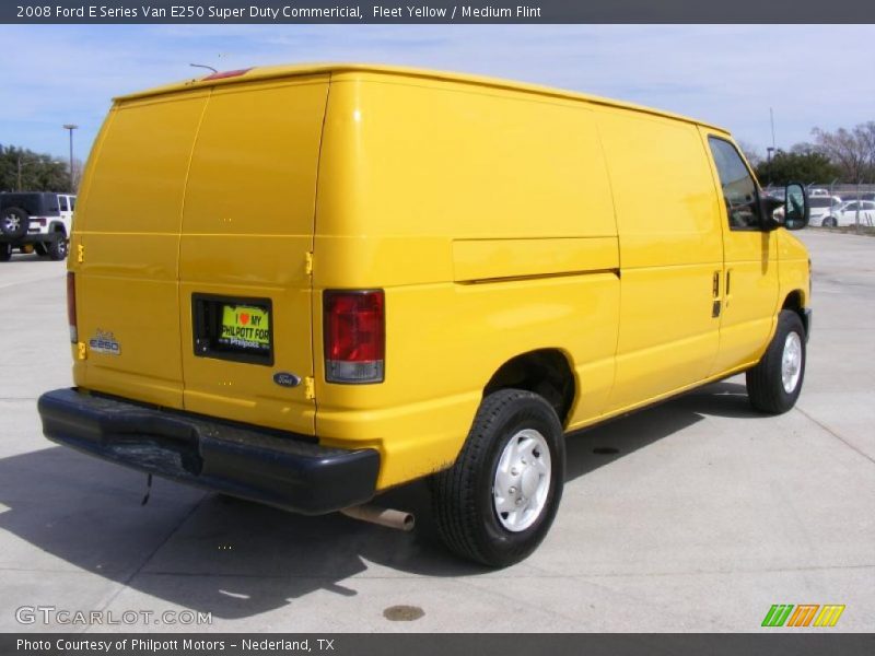 Fleet Yellow / Medium Flint 2008 Ford E Series Van E250 Super Duty Commericial