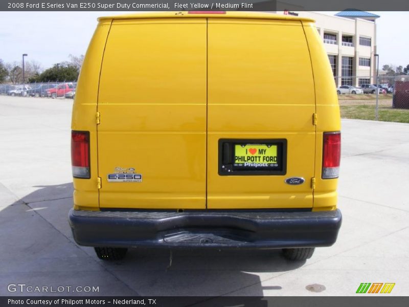 Fleet Yellow / Medium Flint 2008 Ford E Series Van E250 Super Duty Commericial