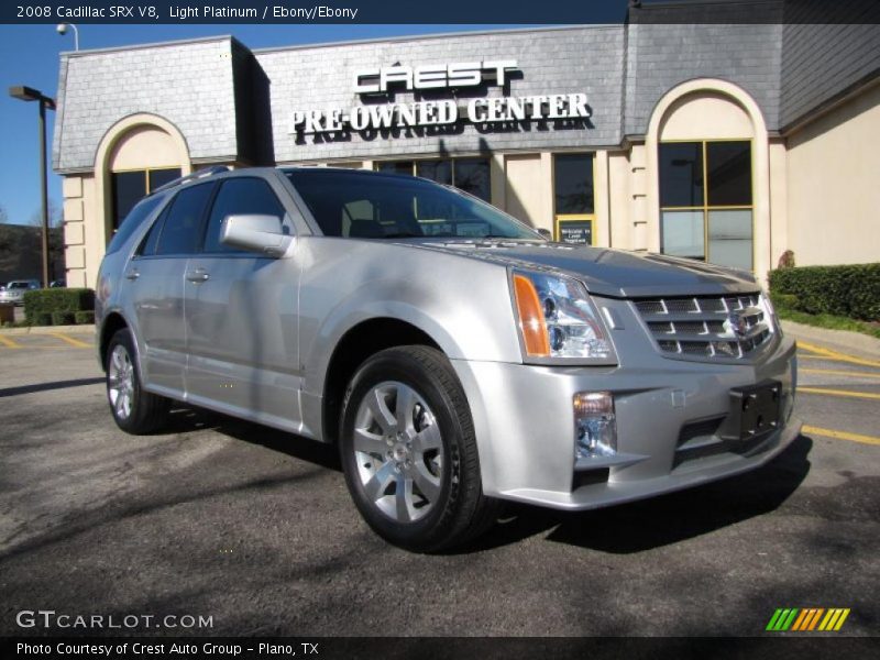 Light Platinum / Ebony/Ebony 2008 Cadillac SRX V8