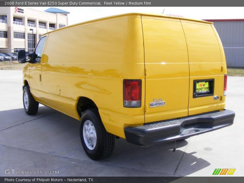 Fleet Yellow / Medium Flint 2008 Ford E Series Van E250 Super Duty Commericial
