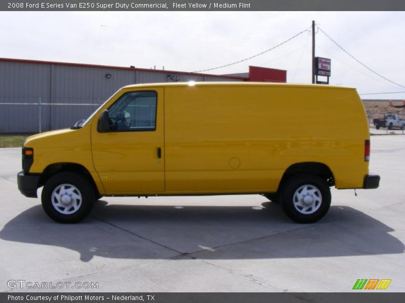Fleet Yellow / Medium Flint 2008 Ford E Series Van E250 Super Duty Commericial