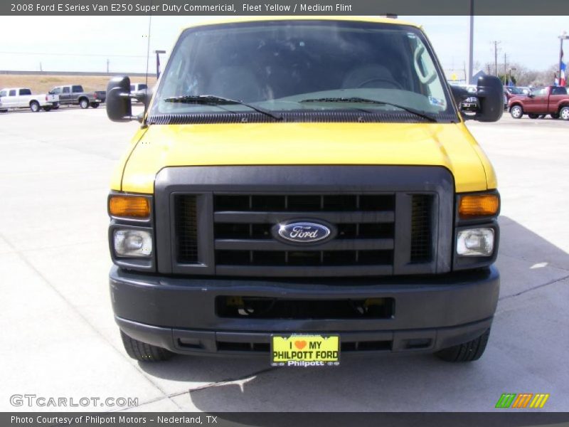 Fleet Yellow / Medium Flint 2008 Ford E Series Van E250 Super Duty Commericial