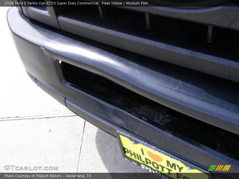 Fleet Yellow / Medium Flint 2008 Ford E Series Van E250 Super Duty Commericial