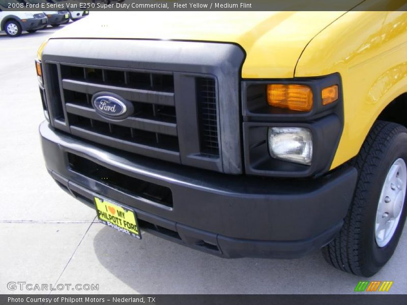Fleet Yellow / Medium Flint 2008 Ford E Series Van E250 Super Duty Commericial