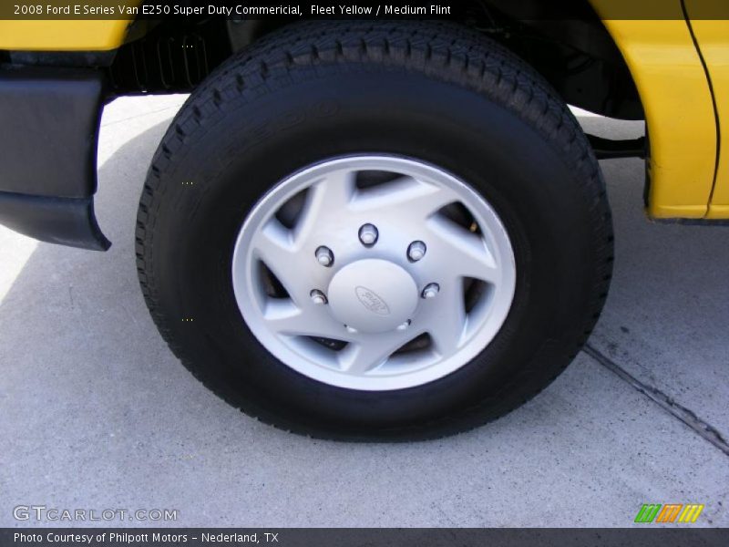 Fleet Yellow / Medium Flint 2008 Ford E Series Van E250 Super Duty Commericial