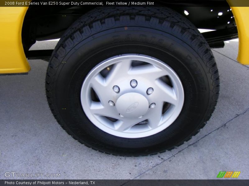 Fleet Yellow / Medium Flint 2008 Ford E Series Van E250 Super Duty Commericial