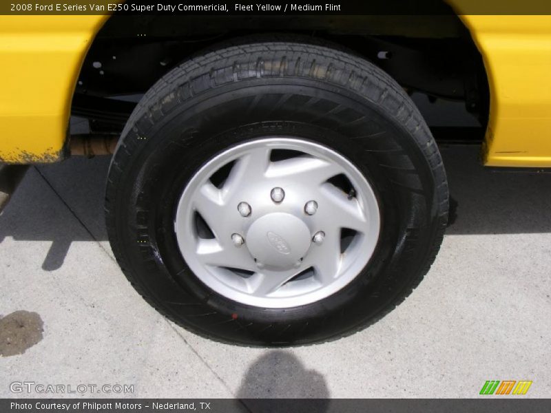 Fleet Yellow / Medium Flint 2008 Ford E Series Van E250 Super Duty Commericial