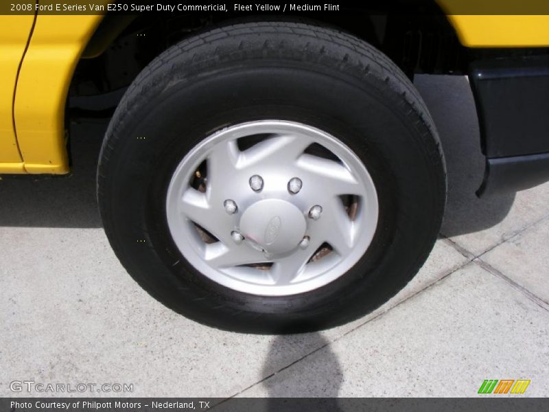 Fleet Yellow / Medium Flint 2008 Ford E Series Van E250 Super Duty Commericial