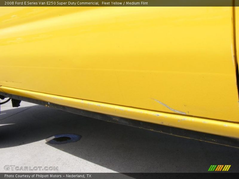 Fleet Yellow / Medium Flint 2008 Ford E Series Van E250 Super Duty Commericial