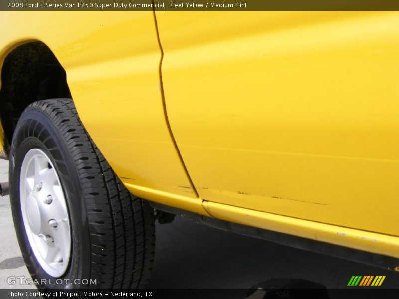 Fleet Yellow / Medium Flint 2008 Ford E Series Van E250 Super Duty Commericial