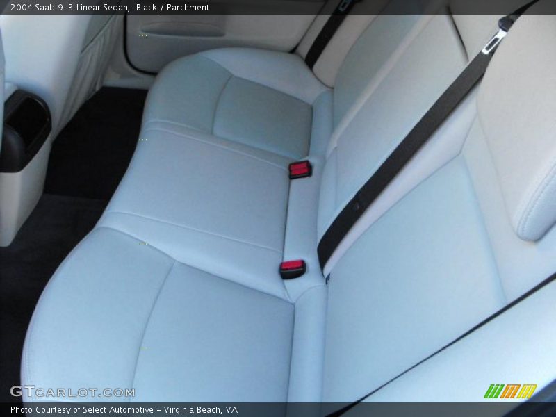 Black / Parchment 2004 Saab 9-3 Linear Sedan