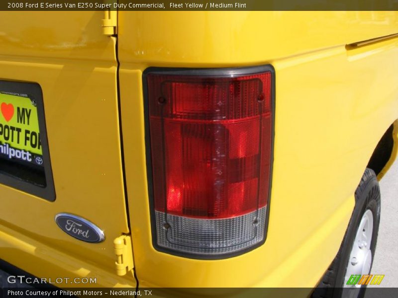 Fleet Yellow / Medium Flint 2008 Ford E Series Van E250 Super Duty Commericial