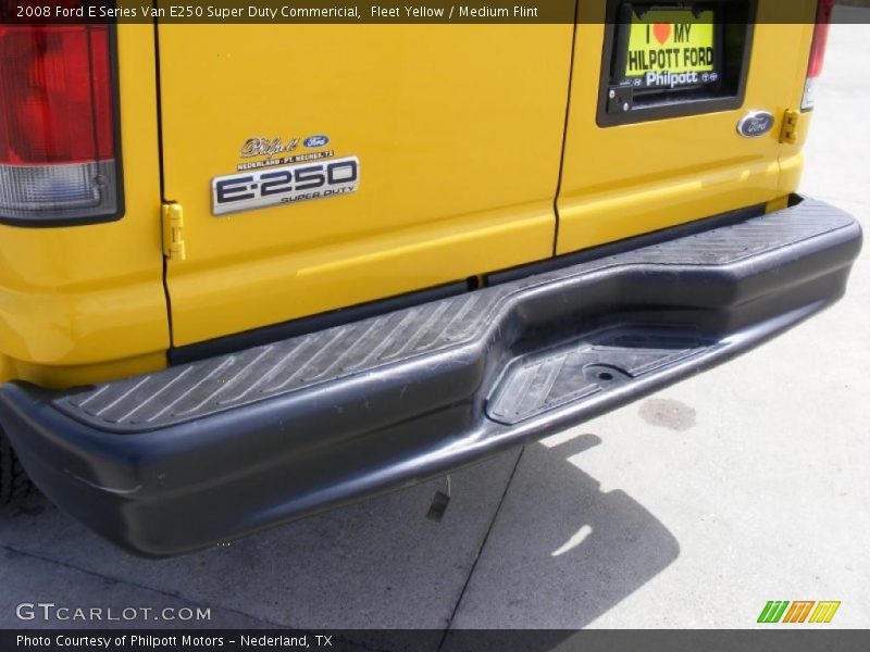 Fleet Yellow / Medium Flint 2008 Ford E Series Van E250 Super Duty Commericial