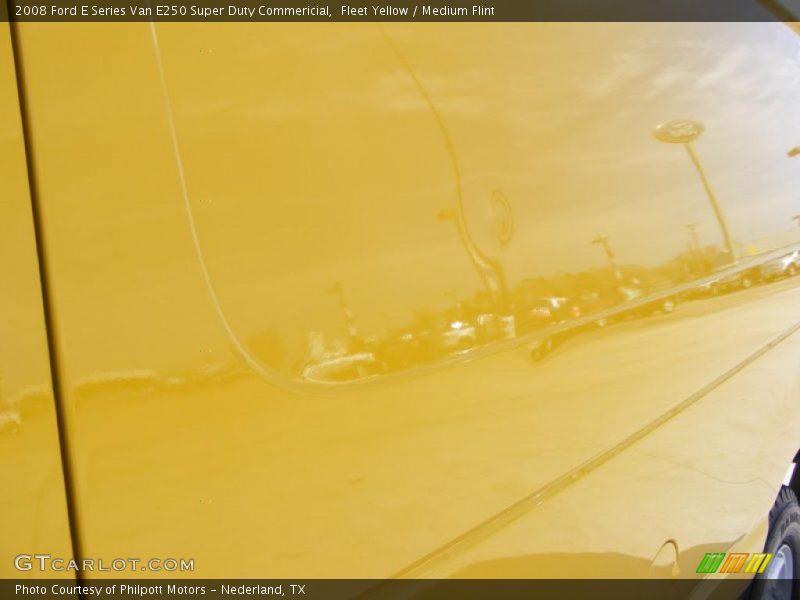 Fleet Yellow / Medium Flint 2008 Ford E Series Van E250 Super Duty Commericial