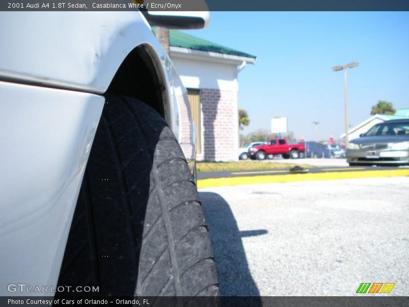 Casablanca White / Ecru/Onyx 2001 Audi A4 1.8T Sedan