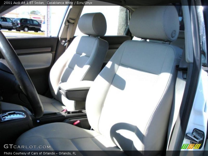 Casablanca White / Ecru/Onyx 2001 Audi A4 1.8T Sedan