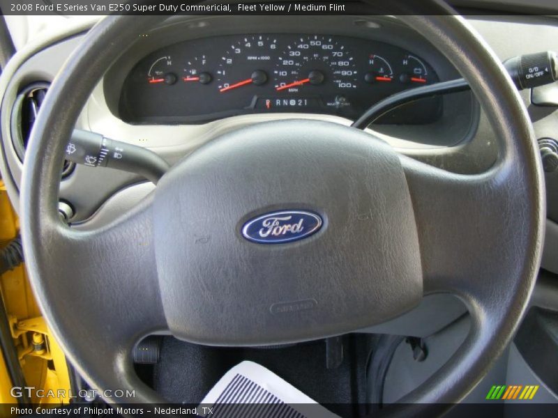Fleet Yellow / Medium Flint 2008 Ford E Series Van E250 Super Duty Commericial