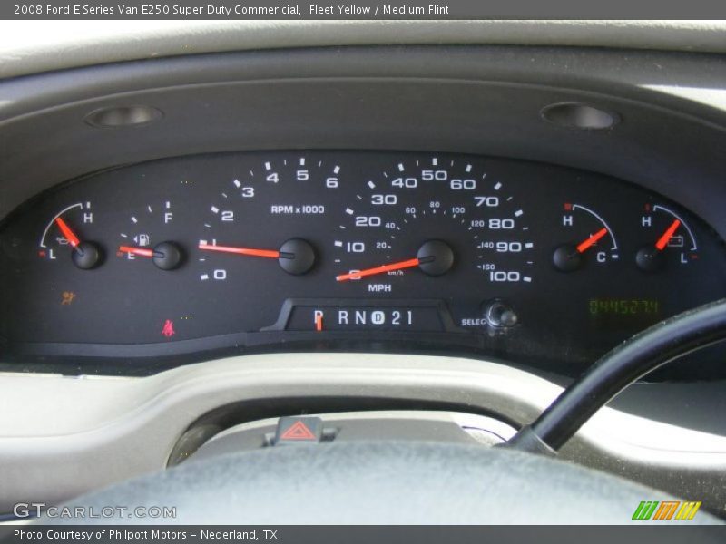 Fleet Yellow / Medium Flint 2008 Ford E Series Van E250 Super Duty Commericial