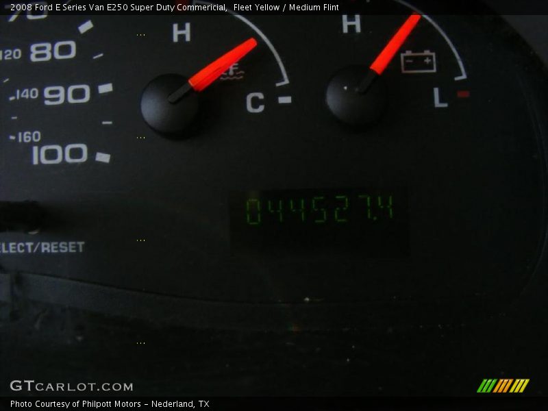 Fleet Yellow / Medium Flint 2008 Ford E Series Van E250 Super Duty Commericial