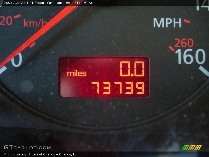 Casablanca White / Ecru/Onyx 2001 Audi A4 1.8T Sedan