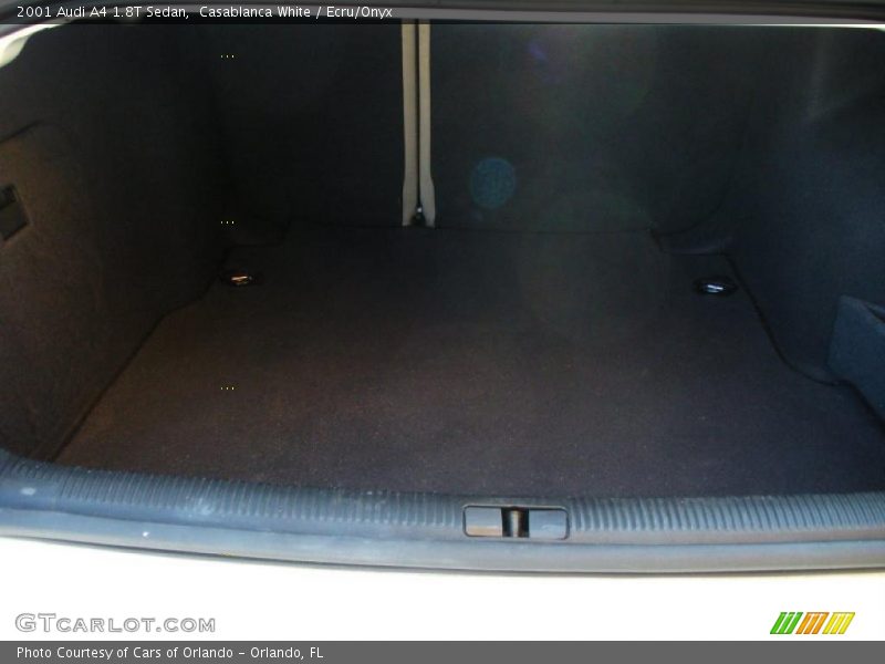 Casablanca White / Ecru/Onyx 2001 Audi A4 1.8T Sedan