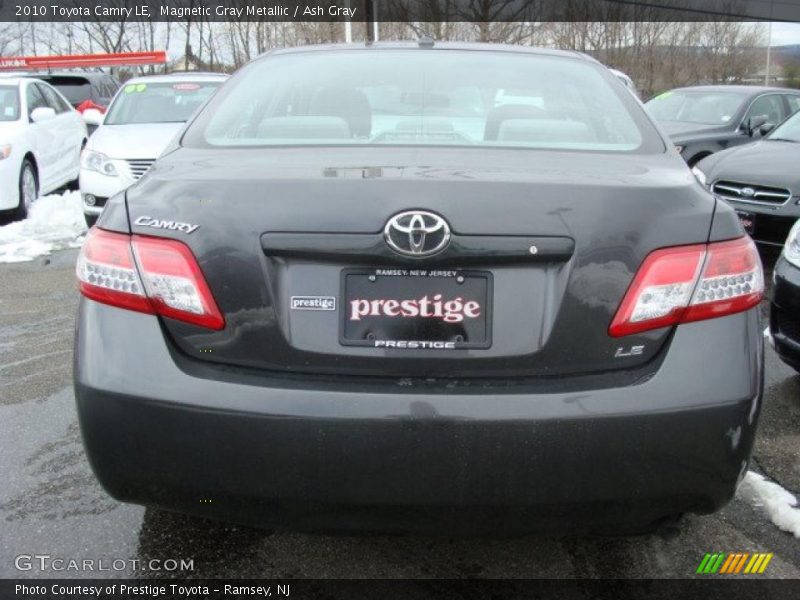 Magnetic Gray Metallic / Ash Gray 2010 Toyota Camry LE
