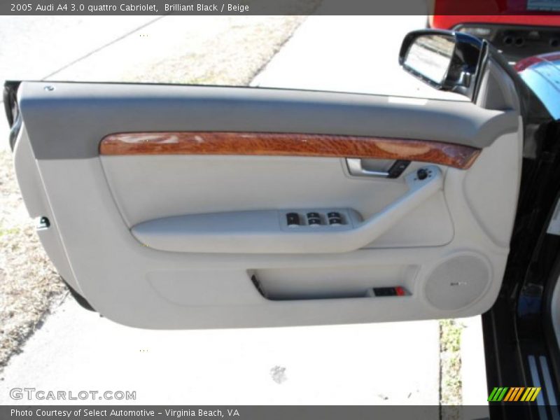 Brilliant Black / Beige 2005 Audi A4 3.0 quattro Cabriolet