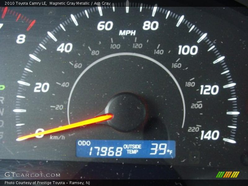 Magnetic Gray Metallic / Ash Gray 2010 Toyota Camry LE
