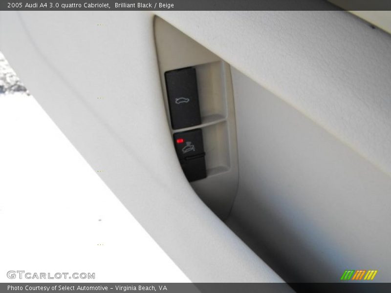 Brilliant Black / Beige 2005 Audi A4 3.0 quattro Cabriolet