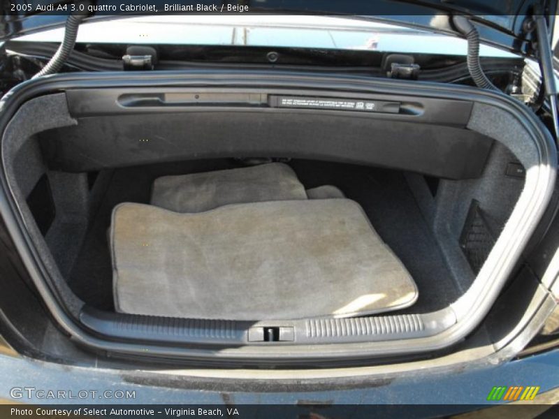 Brilliant Black / Beige 2005 Audi A4 3.0 quattro Cabriolet