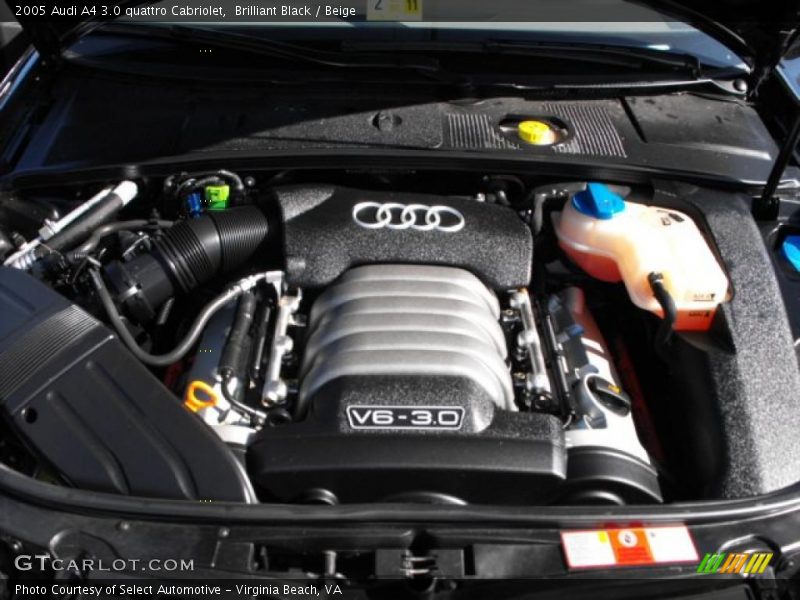 Brilliant Black / Beige 2005 Audi A4 3.0 quattro Cabriolet