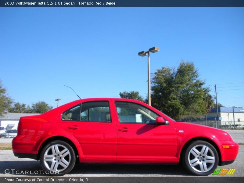 Tornado Red / Beige 2003 Volkswagen Jetta GLS 1.8T Sedan