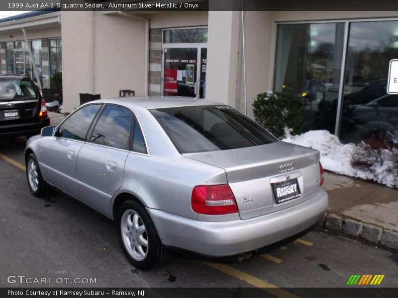 Aluminum Silver Metallic / Onyx 1999 Audi A4 2.8 quattro Sedan