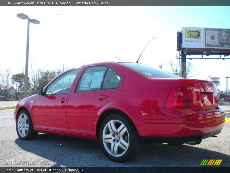 Tornado Red / Beige 2003 Volkswagen Jetta GLS 1.8T Sedan