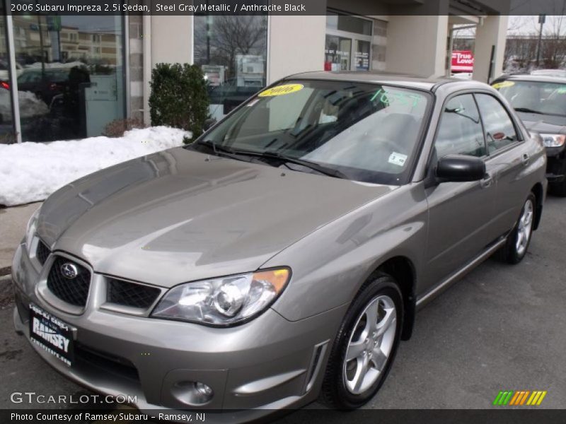 Steel Gray Metallic / Anthracite Black 2006 Subaru Impreza 2.5i Sedan