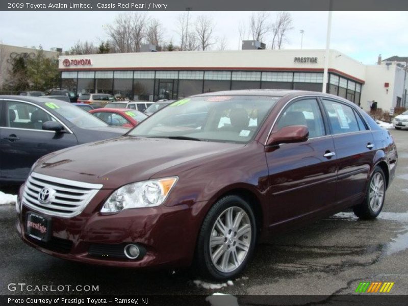 Cassis Red Pearl / Ivory 2009 Toyota Avalon Limited