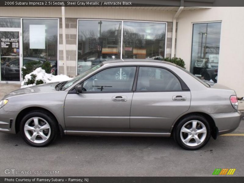 Steel Gray Metallic / Anthracite Black 2006 Subaru Impreza 2.5i Sedan