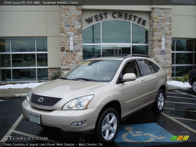 Savannah Metallic / Ivory 2008 Lexus RX 350 AWD