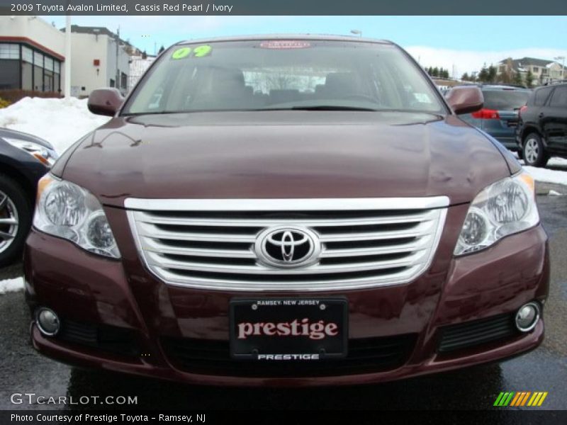 Cassis Red Pearl / Ivory 2009 Toyota Avalon Limited