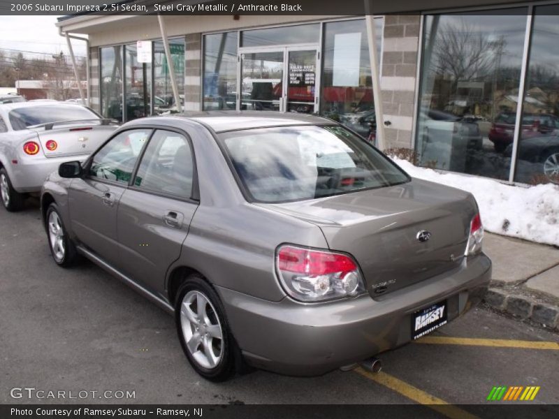 Steel Gray Metallic / Anthracite Black 2006 Subaru Impreza 2.5i Sedan