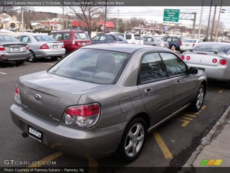 Steel Gray Metallic / Anthracite Black 2006 Subaru Impreza 2.5i Sedan