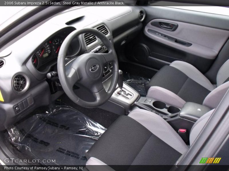 Steel Gray Metallic / Anthracite Black 2006 Subaru Impreza 2.5i Sedan