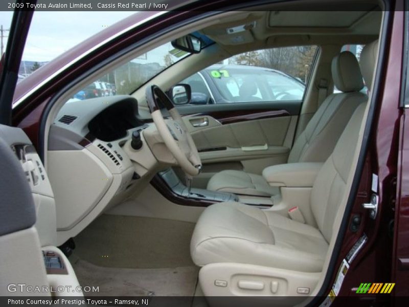 Cassis Red Pearl / Ivory 2009 Toyota Avalon Limited