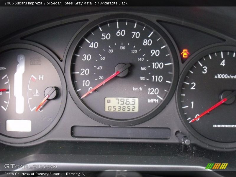 Steel Gray Metallic / Anthracite Black 2006 Subaru Impreza 2.5i Sedan
