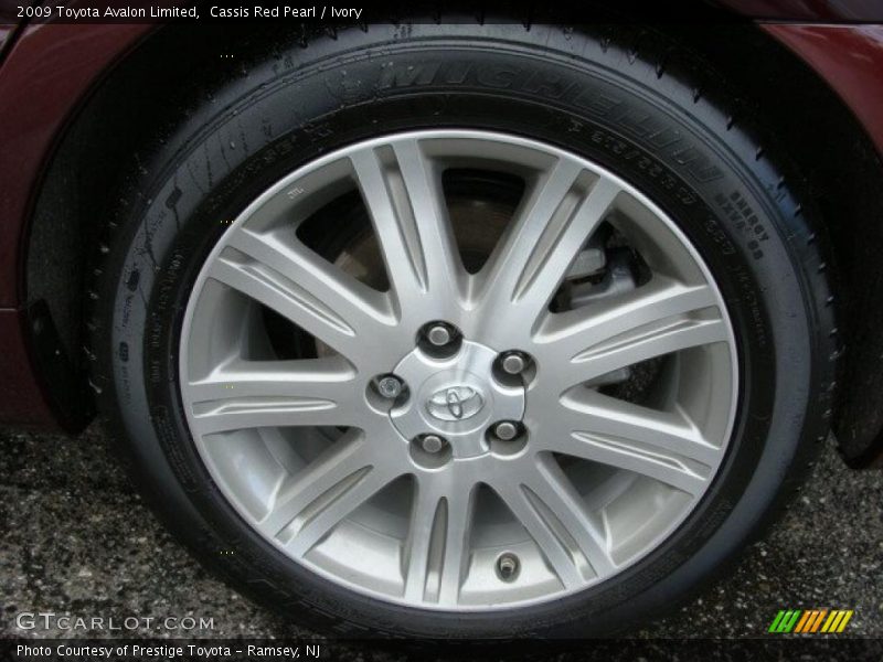 Cassis Red Pearl / Ivory 2009 Toyota Avalon Limited