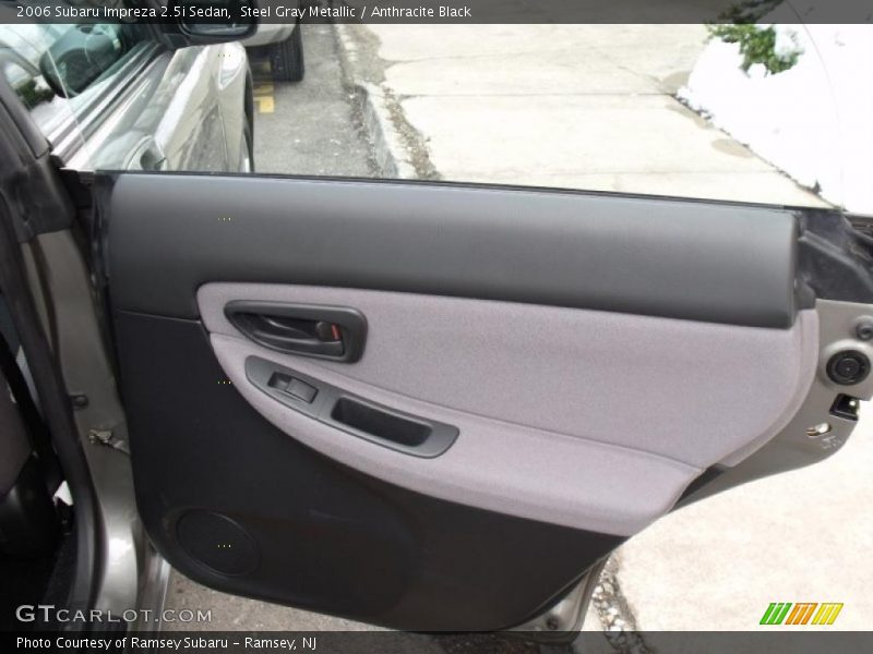 Steel Gray Metallic / Anthracite Black 2006 Subaru Impreza 2.5i Sedan