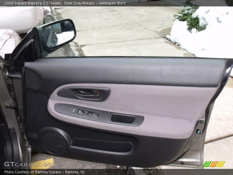 Steel Gray Metallic / Anthracite Black 2006 Subaru Impreza 2.5i Sedan