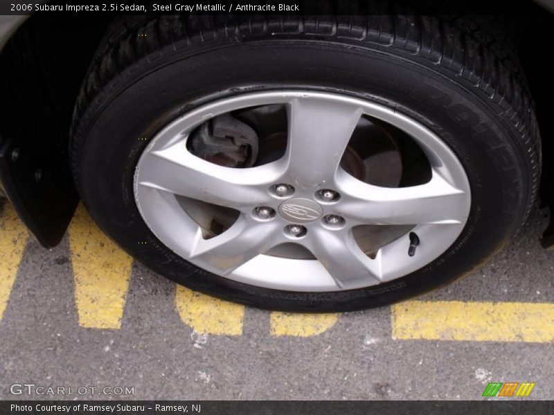 Steel Gray Metallic / Anthracite Black 2006 Subaru Impreza 2.5i Sedan